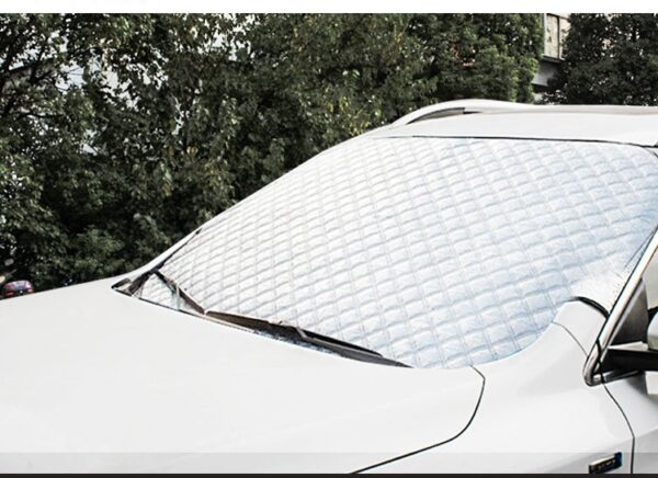Car Covers Car Windscreen Cover Anti Snow Frost Ice Windshield Dust Protector Heat Sun Shade Ice Large Snow Dust Protector - Image 4