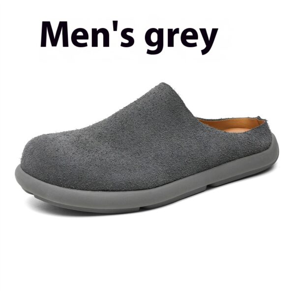 Outdoor Half Slippers Leather Shoes - Image 5