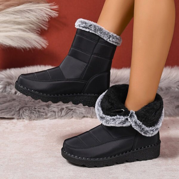 Women's Snow Boots Plus Size Wear-resistant Comfortable Warm Boots - Image 7