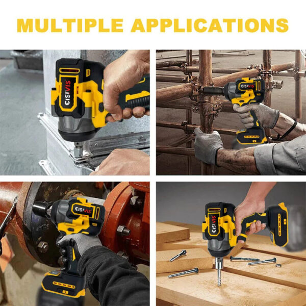 The Impact Wrench Has Two Electric And One Charging Legs - Image 6