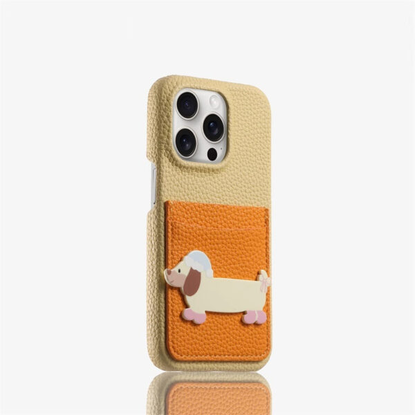 Deep Brown Bottom Phone Case With Silicone Anti Drop All Inclusive - Image 2