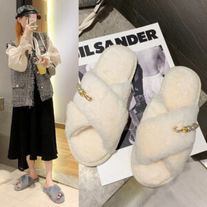 New Cross Cotton Slippers Home Casual Floor Slippers