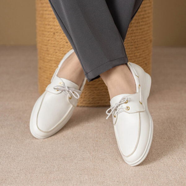 Fall Casual Leather Shoes Men's British Style Simple - Image 4