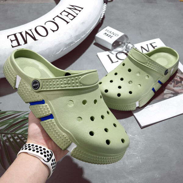 Trendy Non-slip Soft Bottom Hollow-out Closed Toe Sandals - Image 5