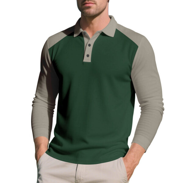 Golf Lapel Long-sleeved T-shirt Bottoming Shirt - Image 9