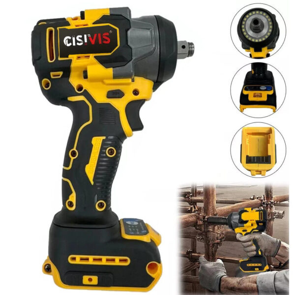 The Impact Wrench Has Two Electric And One Charging Legs - Image 3