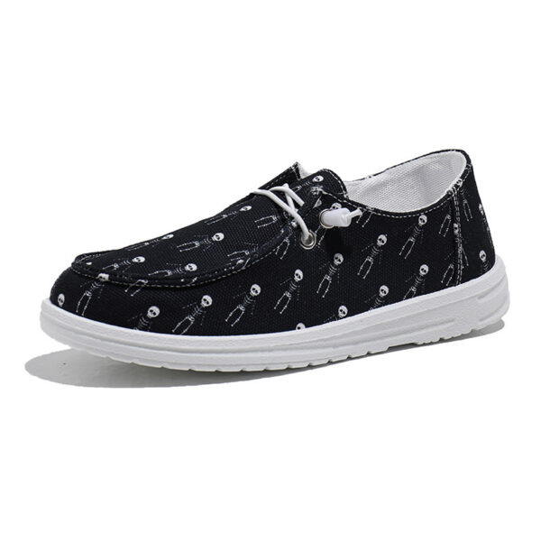 Women's Canvas Casual Plus Size Halloween Versatile Soft Sole Shoes