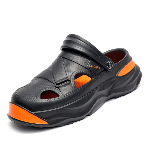 Hole Shoes Men's Thick Bottom Shit Feeling - Image 7