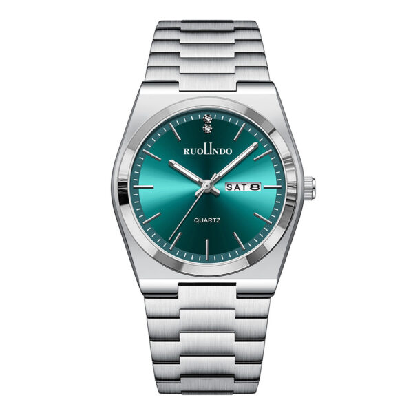 Double Calendar Advanced Stainless Steel Luminous Men's Watch - Image 4