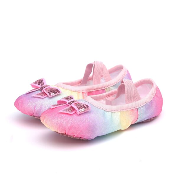 Children's Dance Soft Bottom Training Shoes Kids Ballet Shoes - Image 8