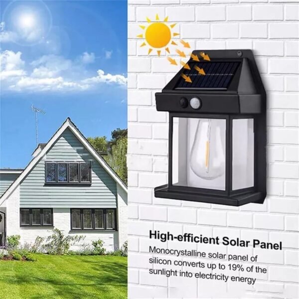 Solar Power PIR Motion Sensor Wall Lights LED Outdoor Garden Security Lamp UK - Image 8