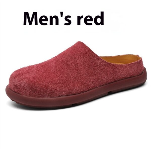 Outdoor Half Slippers Leather Shoes - Image 3