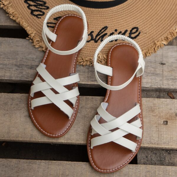 Women's Fashion Flat Bottomed Korean Sandals - Image 7