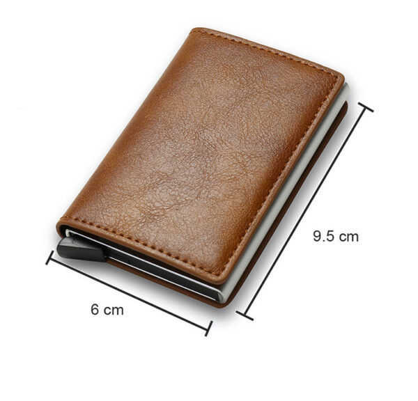 Multifunctional Card Holder Airtag Men's Short Card Holder Wallet Air Tag - Image 9