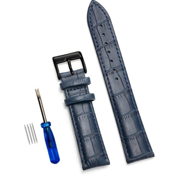 Comfortable Cowhide Genuine Leather Watch Strap - Image 2