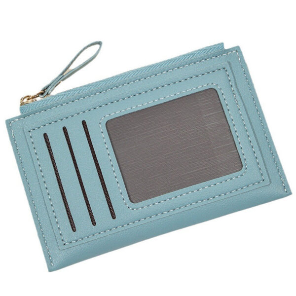 Lightweight Ultra-thin Korean Fashion Zipper Women's Short Wallet - Image 2
