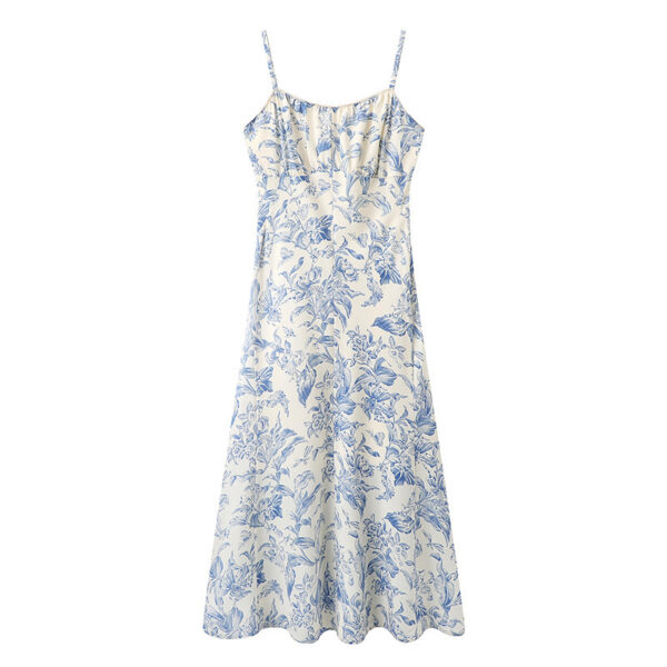 Vacation Floral Slip Dress Cardigan Two-piece Set - Image 2