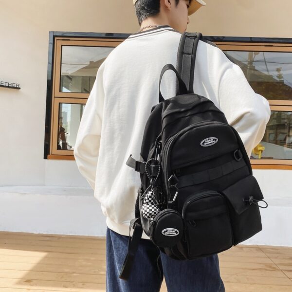 High School And College Student College Style Computer Bag Couple Backpack - Image 9