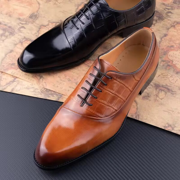 Men's Dress Shoes First Layer Cowhide Handmade - Image 7