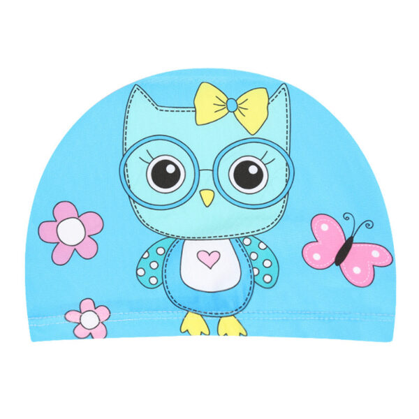 Children's Swimming Hat Printed Cartoon Comfortable Swimming Cloth Hat - Image 3