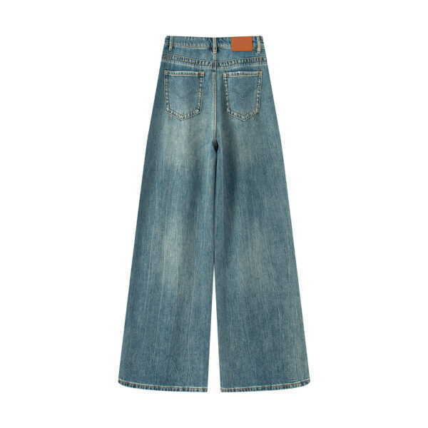 Early Autumn New High Waist Slimming Retro Straight Jeans Trousers For Women - Image 2