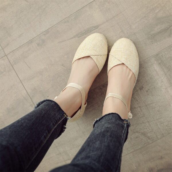 Wedge Sandals Women's Ankle-strap Buckle High Heel - Image 3