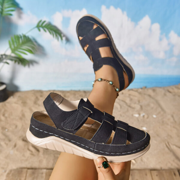 Harajuku Roman Closed Toe Fashion Platform Sandals For Women - Image 2