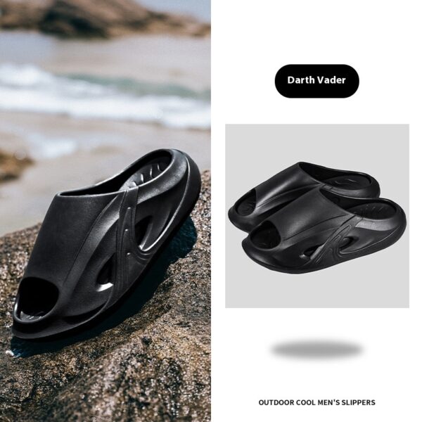 Men's Slippers Home Outdoor Non-slip Deodorant Soft Bottom - Image 3