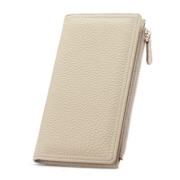 Women's Cowhide Anti-magnetic Anti-theft Long Wallet - Image 3