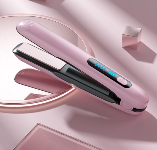 Wireless Hair Straightener Flat Iron Mini 2 IN 1 Roller USB 5000mAh Max 200 Degree Portable Cordless Curler 4 Levels Dry And Wet Uses - Image 10
