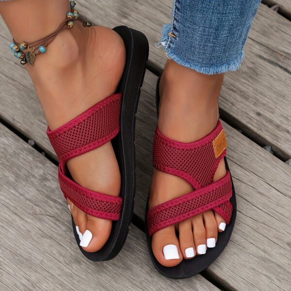 Summer Outdoor Women's Breathable Mesh Slippers - Image 3