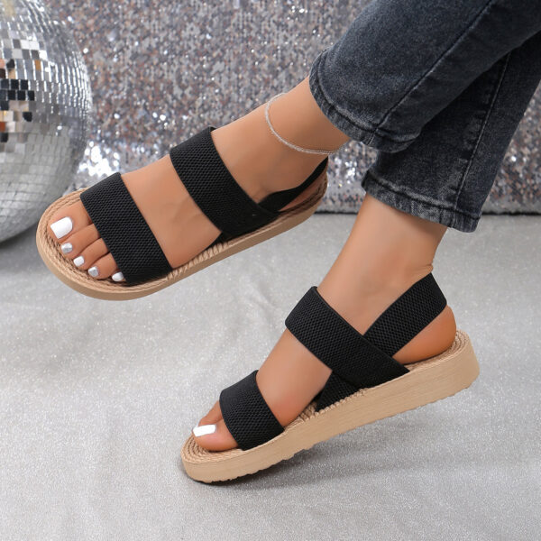 Women's Fashionable Flat Wedge Beach Sandals - Image 7