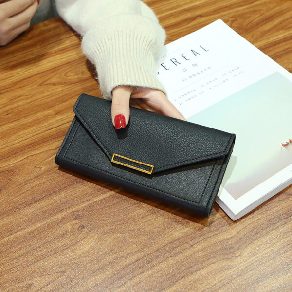 A Multi-functional Buckle Retro Thin Coin Purse From Japan And South Korea - Image 5