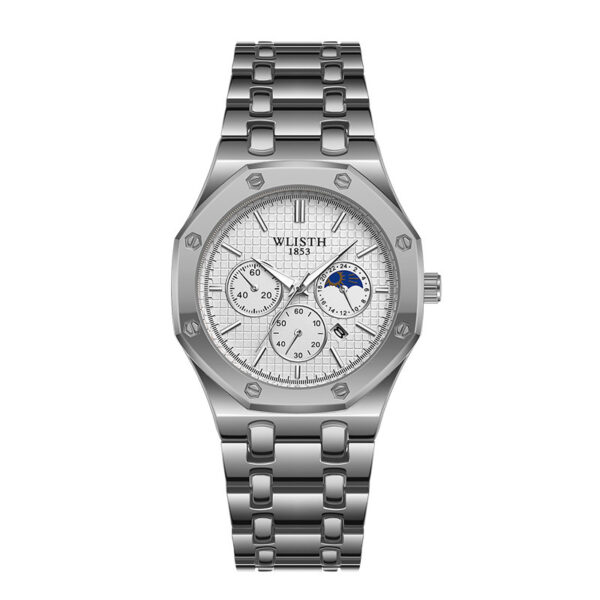 Women's Watch Luminous Steel Strap Calendar - Image 2
