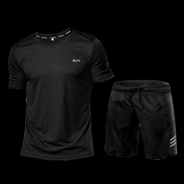 Men Sports Suit Breathable Athletic Wear Sportswear Running - Image 7