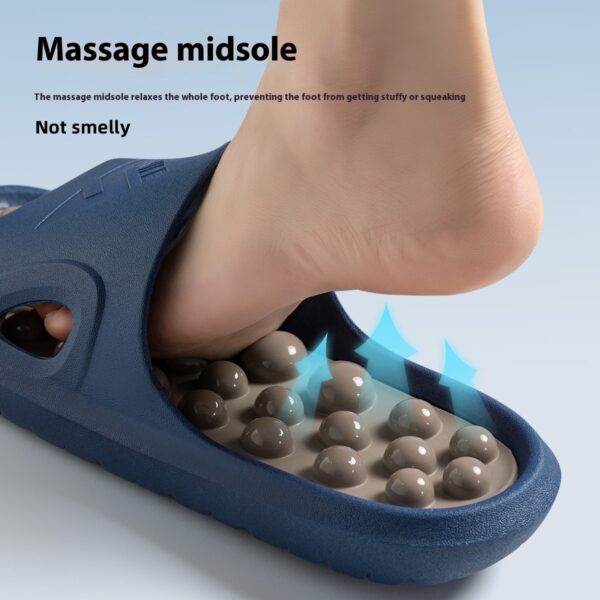 Ball Massage Sandals Bathroom Bath Non-slip Wear-resistant Anti-slip Bath Mat Pedicure - Image 3