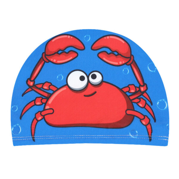 Children's Swimming Hat Printed Cartoon Comfortable Swimming Cloth Hat - Image 7