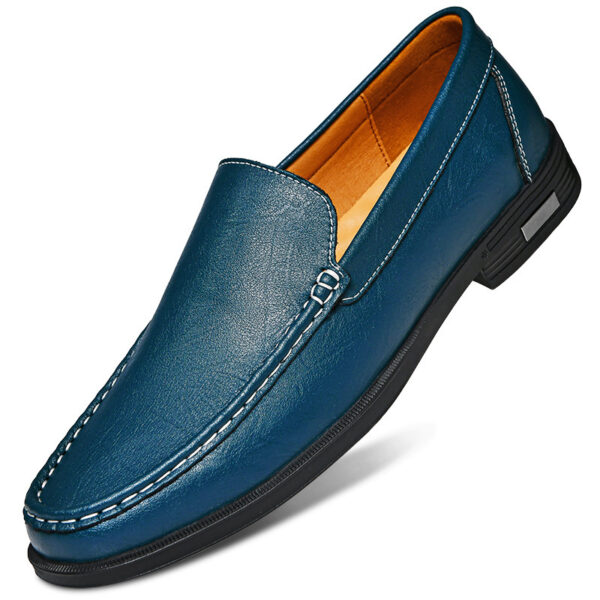 Breathable One Foot Leather Shoes With Leather Covers - Image 3