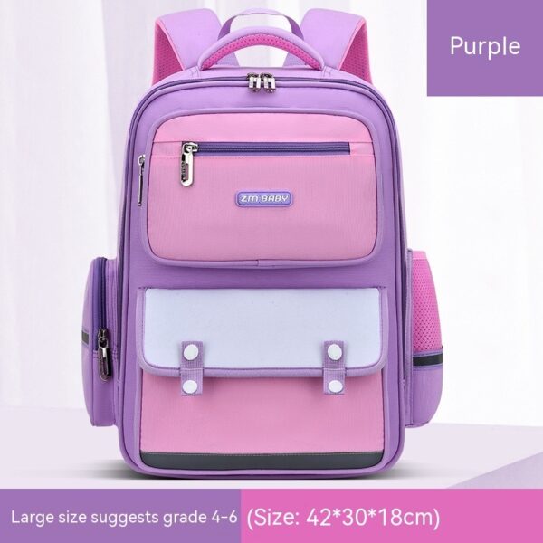 Primary School Student Schoolbag Male Grade 1-3-6 Portable Burden Alleviation Large Capacity Children's Schoolbag Backpack - Image 7