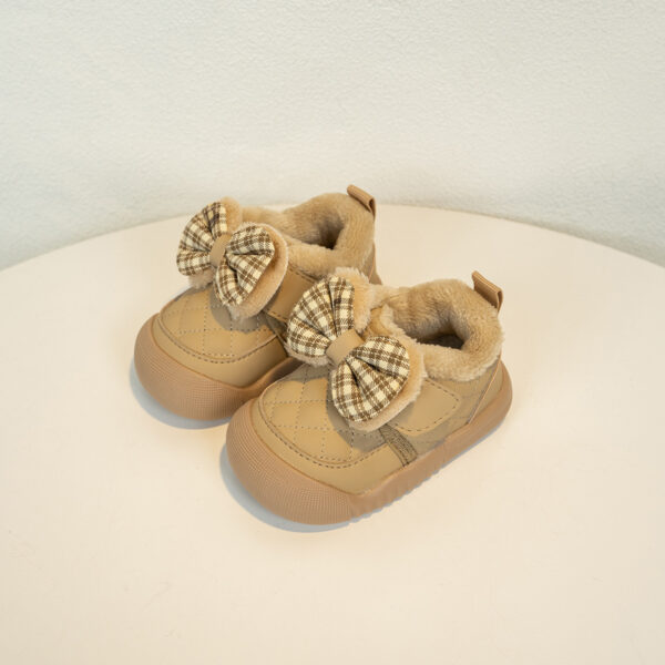 Winter Cotton Shoes Little Kids' Shoes Girls' Toddler Shoes Fleece-lined Thick - Image 3