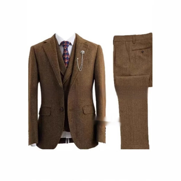 New Men's Suit Casual Three-piece Suit - Image 4