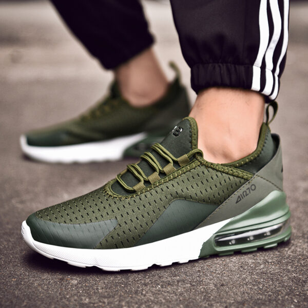 Badminton Sneakers Plus Size Men's Shoes Air Cushion Shoes Shock-absorbing Mesh Breathable Casual Running Shoes - Image 2