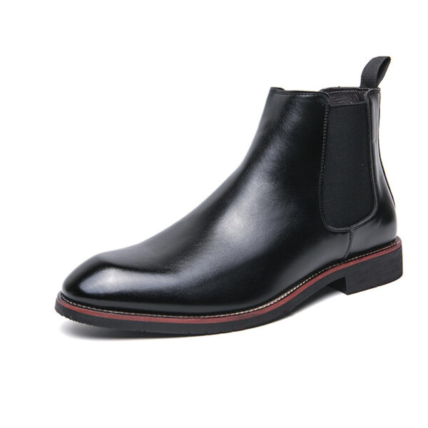 Autumn And Winter Fleece-lined Men's Plus Size Fashion Short Boots - Image 8