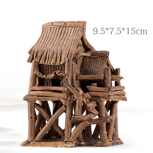 Porcelain Houses Ancient Aquarium Aquarium Landscape Decoration - Image 9