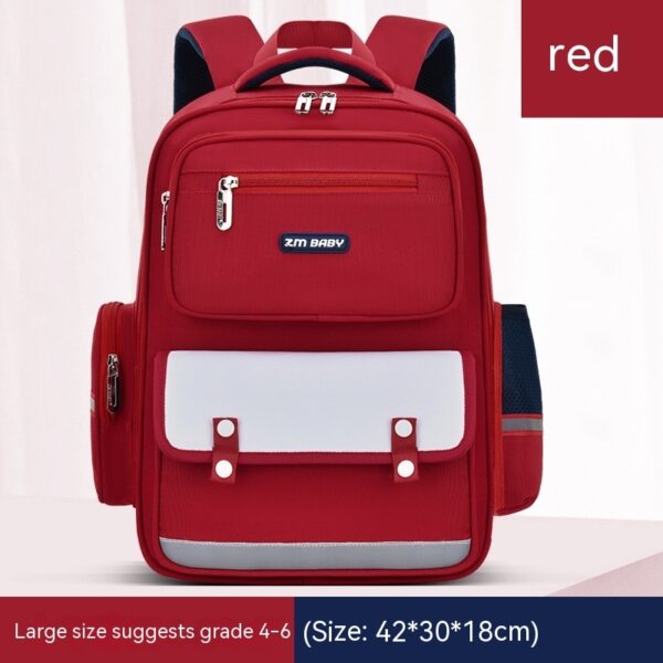 Primary School Student Schoolbag Male Grade 1-3-6 Portable Burden Alleviation Large Capacity Children's Schoolbag Backpack - Image 6