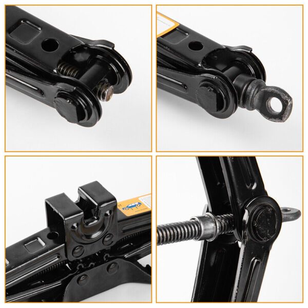 2.5 Ton Tonne Scissor Jack Lift Wind Up For Car Van Garage W Crank Speed Handle - Image 3