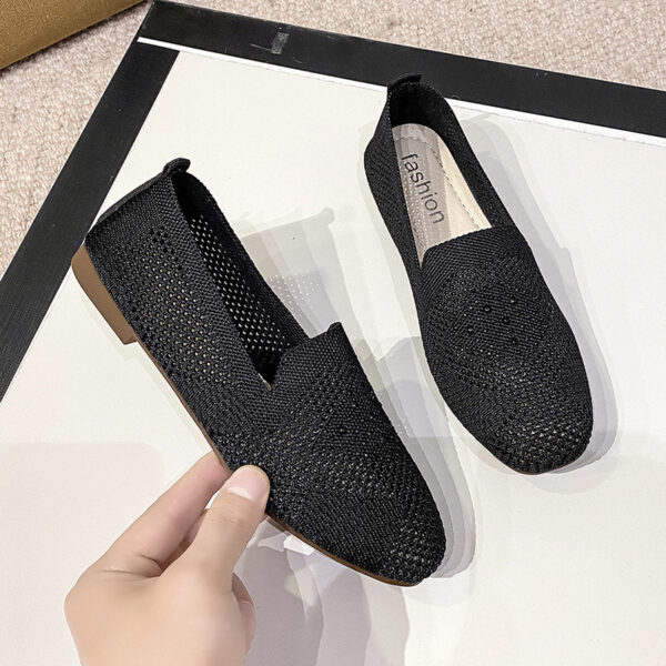Women's Old Beijing Cloth Hollow Hole Shoes - Image 9