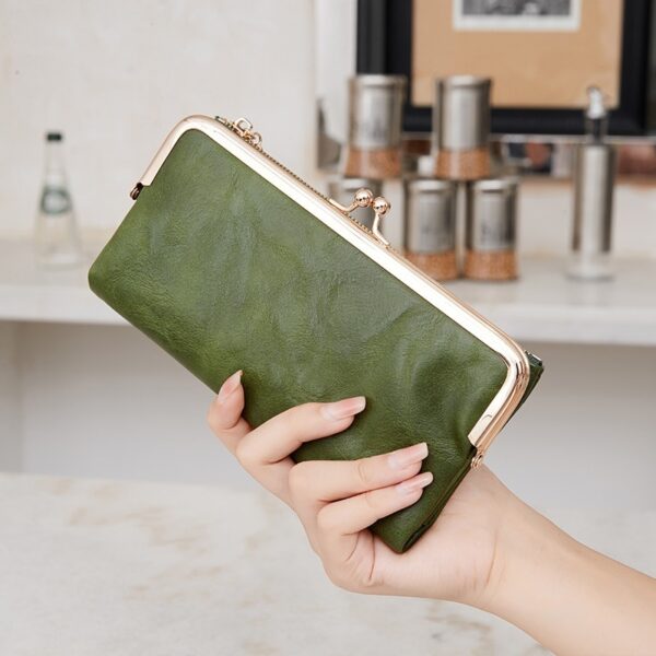 Retro Clip Multifunctional All-match Folding Coin Purse - Image 9
