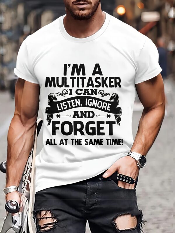 Men's Fashion 3D T-shirt Casual Loose - Image 9
