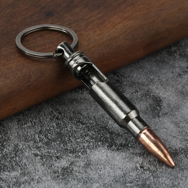 Metal Keychains Bullet Bottle Opener Creative Pendant - Image 4
